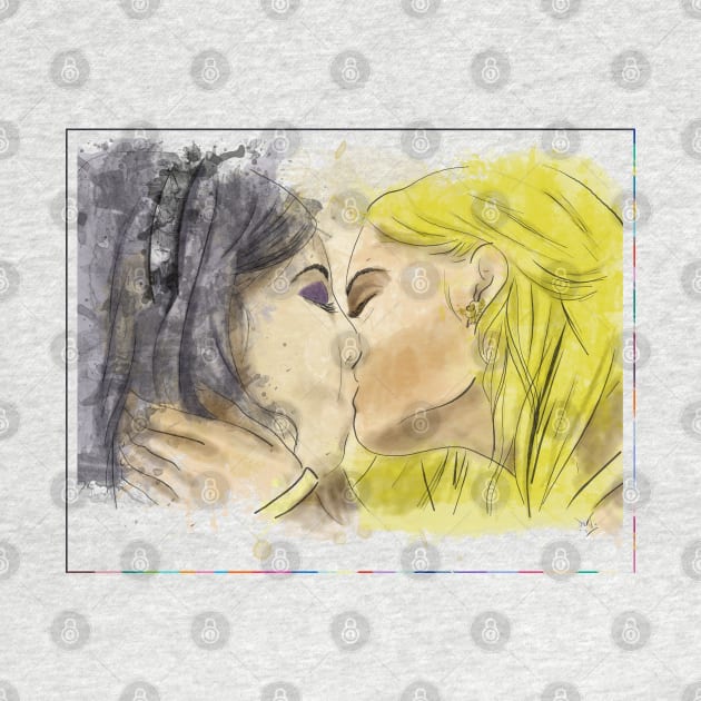 Deanoru: a surprise kiss by ManuLuce